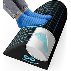 Everlasting Comfort Fotstöd för Skrivbord – Minnesskumskudde för Kontor, Spel och Hemmakontor