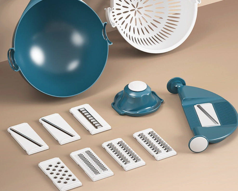 9-i-1 Grönsaksskär- och Avloppskorg