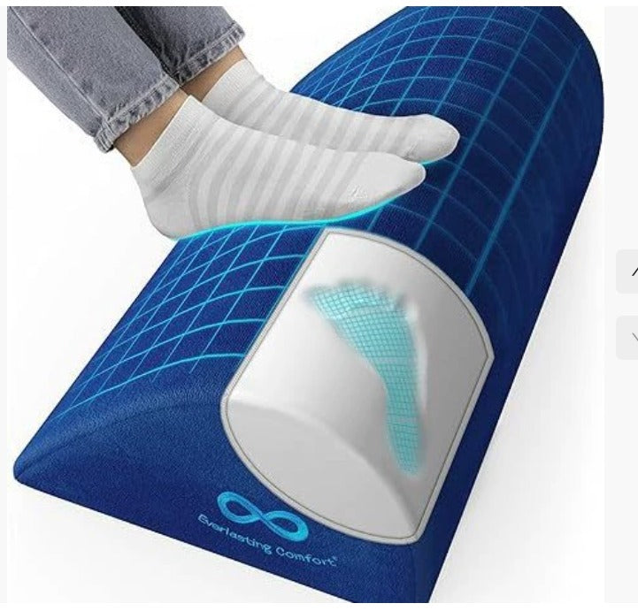 Everlasting Comfort Fotstöd för Skrivbord – Minnesskumskudde för Kontor, Spel och Hemmakontor