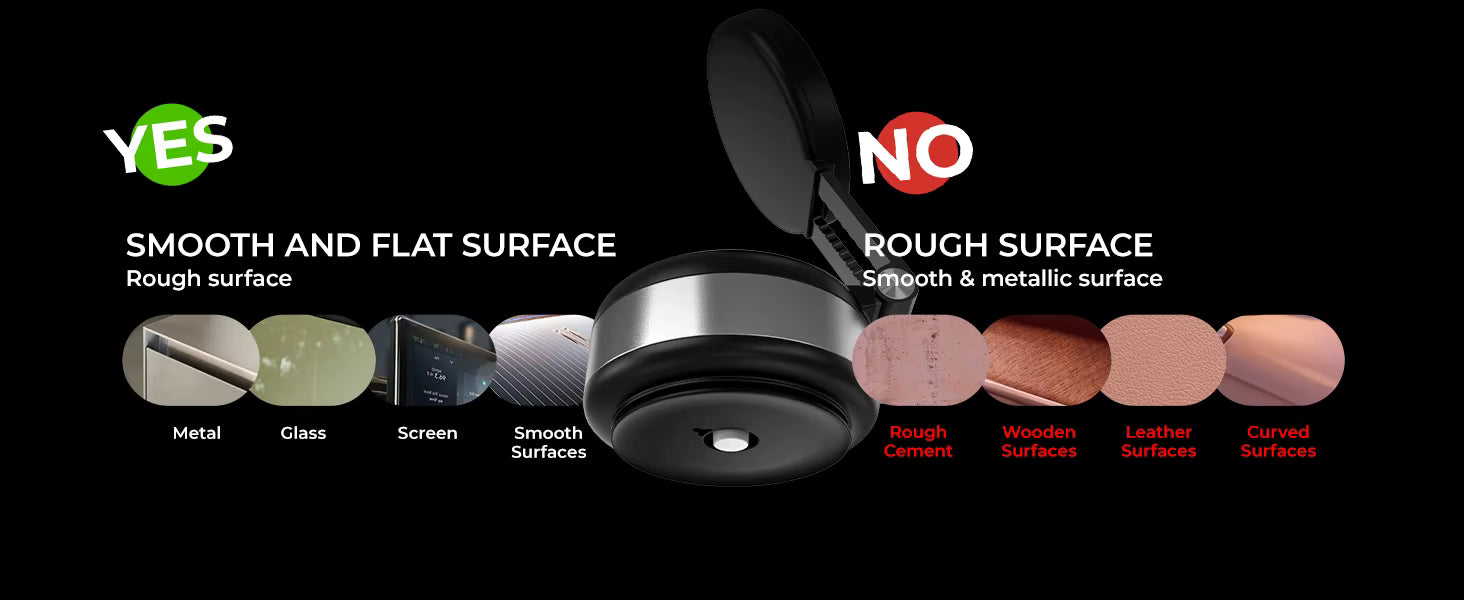 LISEN Elektrisk Vakuum Sugkopps Magnetisk Mobilhållare