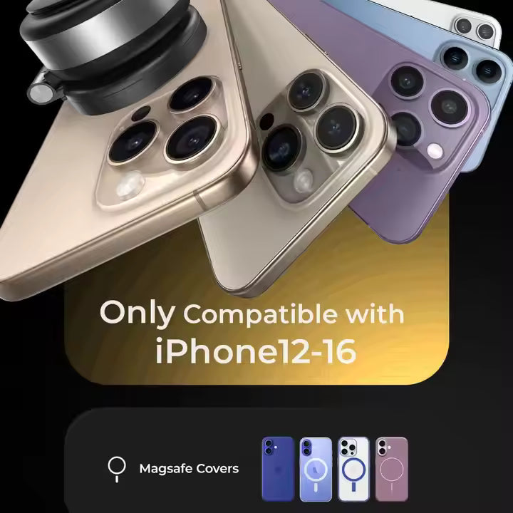 LISEN Elektrisk Vakuum Sugkopps Magnetisk Mobilhållare