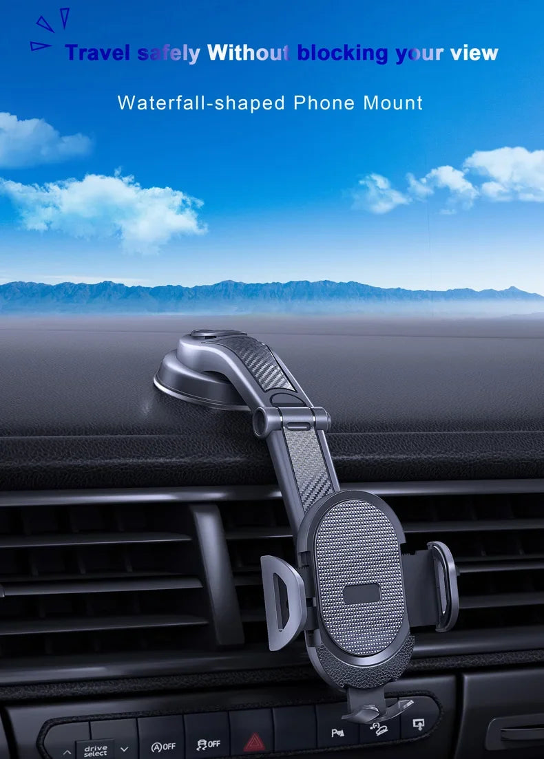 Universell Biltelefonhållare – Fäste för Instrumentbräda/Vindruta