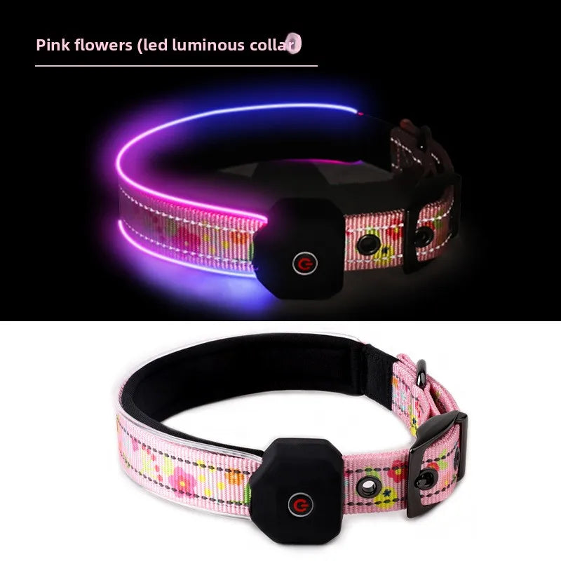 LED Hundhalsband – Håll Din Hund Synlig och Säker