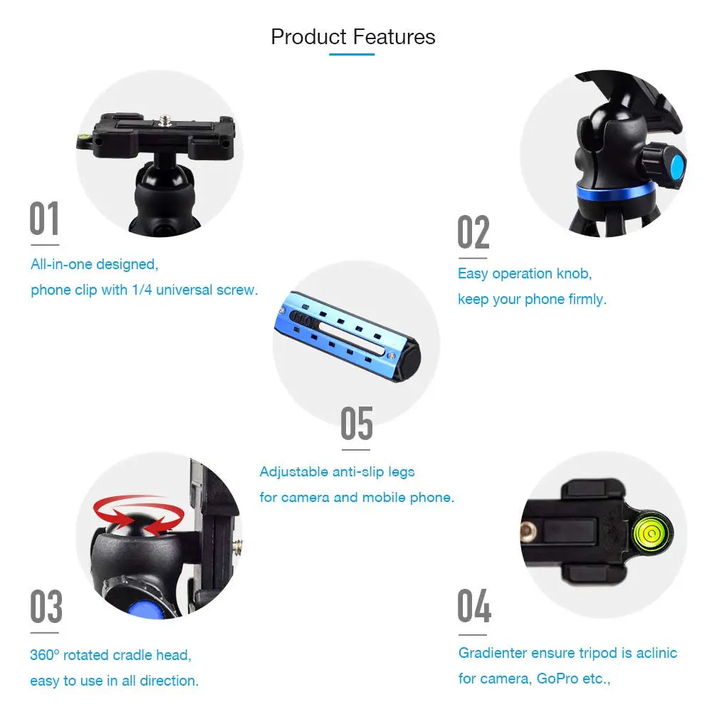 Apexel Katlanabilir Mini Tripod – Endast Svenska